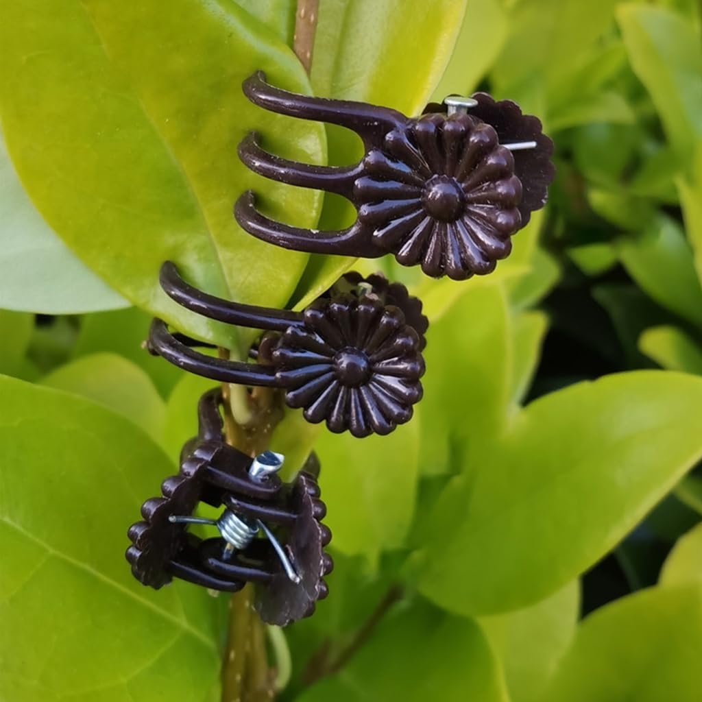 HASTHIP® 100pcs Plant Clips for Climbers, Reusable Plant Support Clips for Orchid Branch Clips Vine Clips, Trellis Clips for Vine, Vegetables, Beans, Fruits, Flower to Grow Upright and Healthier HASTHIP® 100pcs Plant Clips for Climbers, Reusable Plant Support Clips for Orchid Branch Clips Vine Clips, Trellis Clips for Vine, Vegetables, Beans, Fruits, Flower to Grow Upright and Healthier